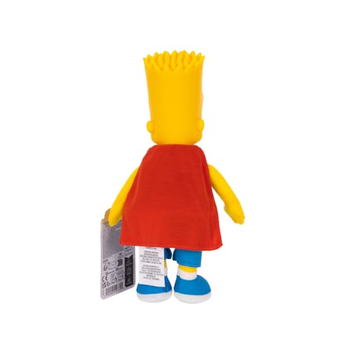 The Simpsons Daredevil Bart plush featuring official license badge for display and gifting.