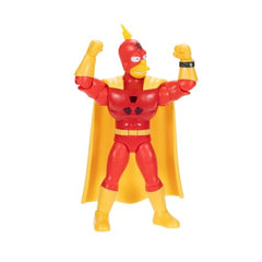 The Simpsons Radioactive Man chest light provides interactive glow for posing.
