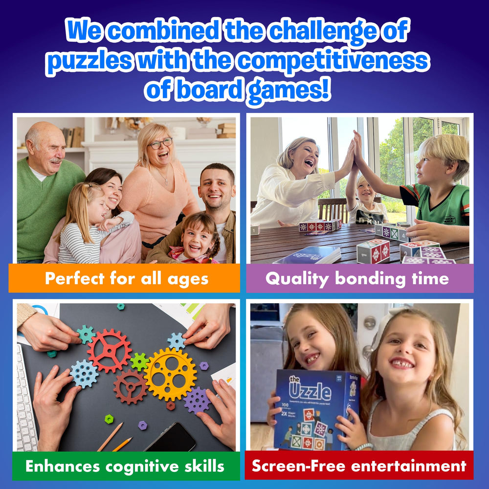 The Uzzle Stack Royale cards showcase challenging patterns for fast-paced brain games.