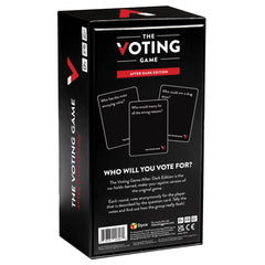 The Voting Game After Dark Edition quick-play tips and setup shown