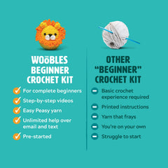 The Woobles Kiki Chick tutorial video for step-by-step learning.