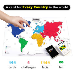 The World Game kids and adults learning setup emphasizes inclusive educational fun.