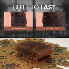 TheAntiq patina develops over time, adding character to this classic case.