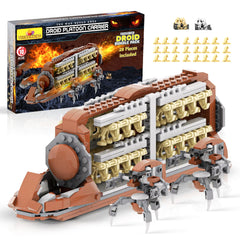 THEBRIXKING battle droid army platoon carrier ready for immersive space battles.