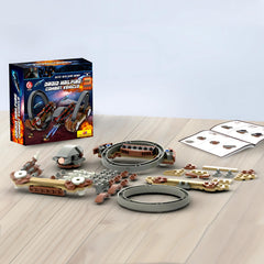 THEBRIXKING Droid Hailfire Vehicle assemble-ready shot highlights modular building blocks.
