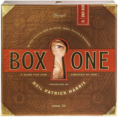 Theory11 Box ONE box cover featuring Neil Patrick Harris branding, eye-catching and collectible