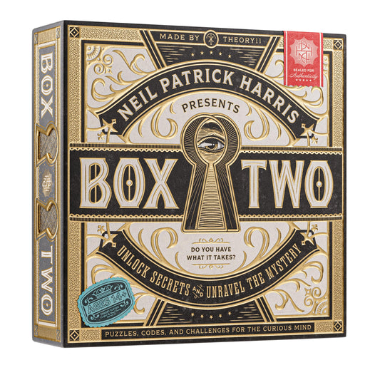 theory11 Box Two unboxing reveals puzzle-rich components for engaging group game nights