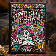 theory11 Grateful Dead back design with Steal Your Face logo for iconic table moments