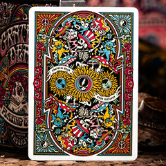 theory11 Grateful Dead suits font customization giving the deck a unique personality