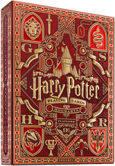 theory11 Harry Potter Gryffindor red deck box with gold foil, ideal for display