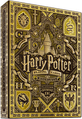 theory11 Harry Potter Playing Cards box with gold foil and embossing for a luxe feel.