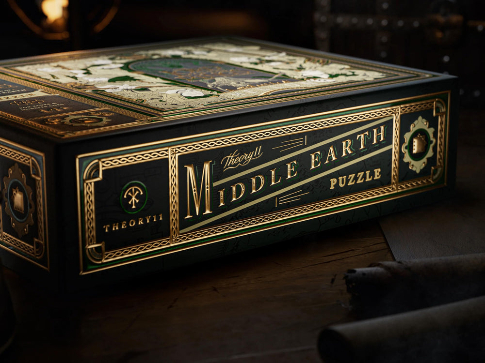 theory11 lord of the rings puzzle 1000-piece set for a challenging, satisfying build