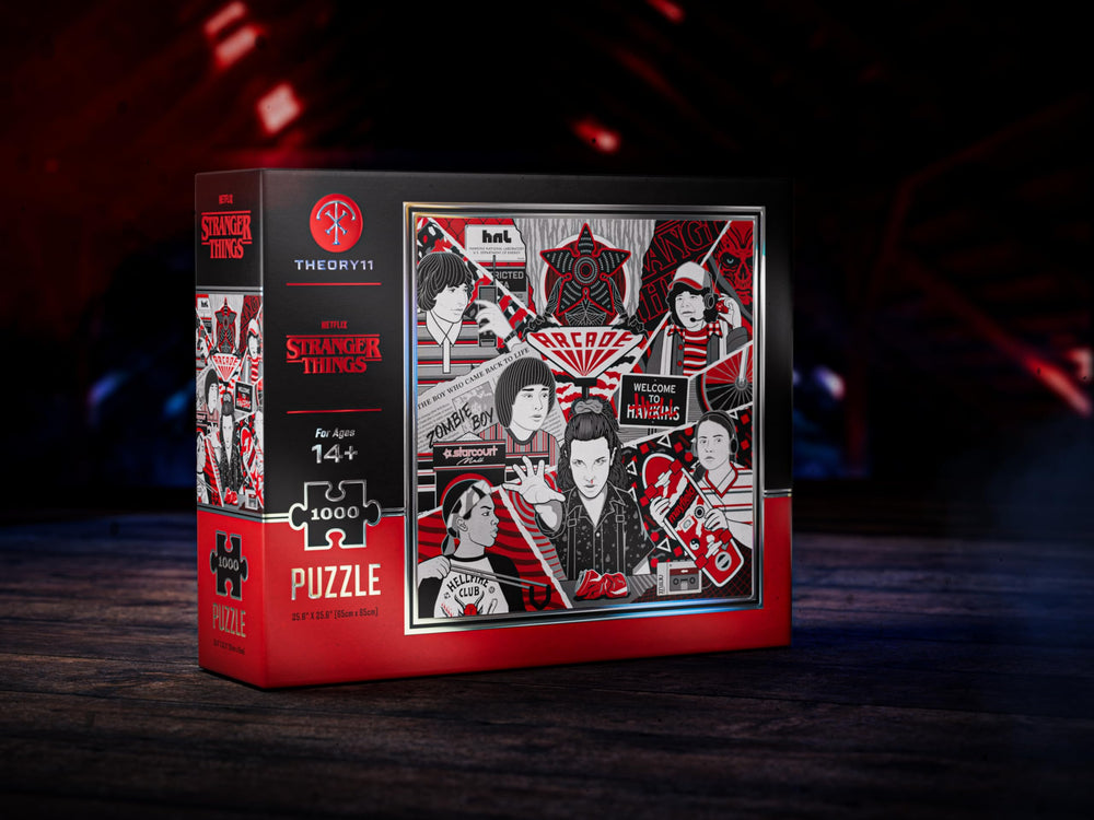 theory11 Stranger Things puzzle pieces interlock smoothly for a precise build.