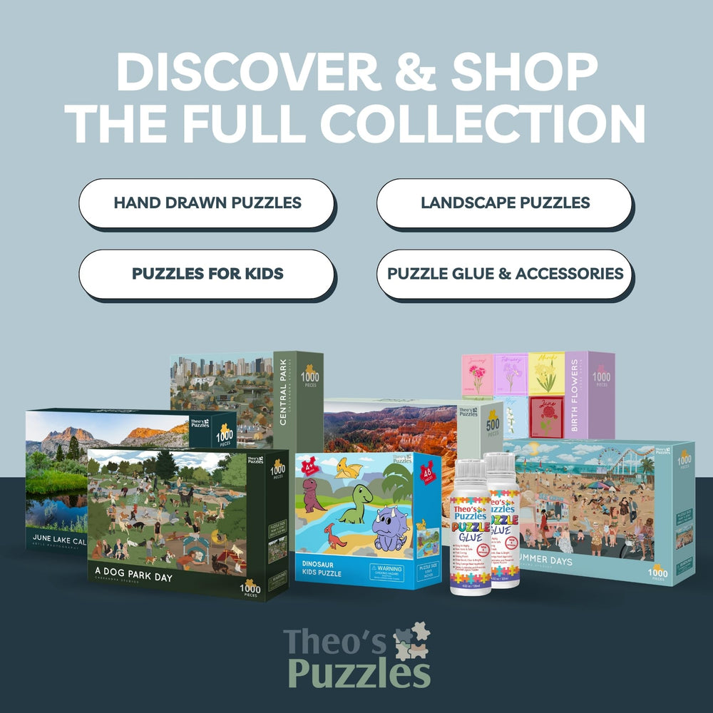 Theo's Puzzles interlocking pieces ensure secure fits throughout the build.