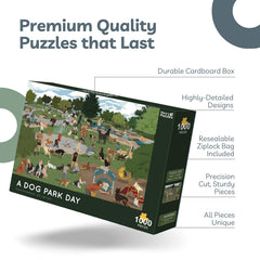 Theo's Puzzles matte finish texture enhances piece visibility and tactile feel.