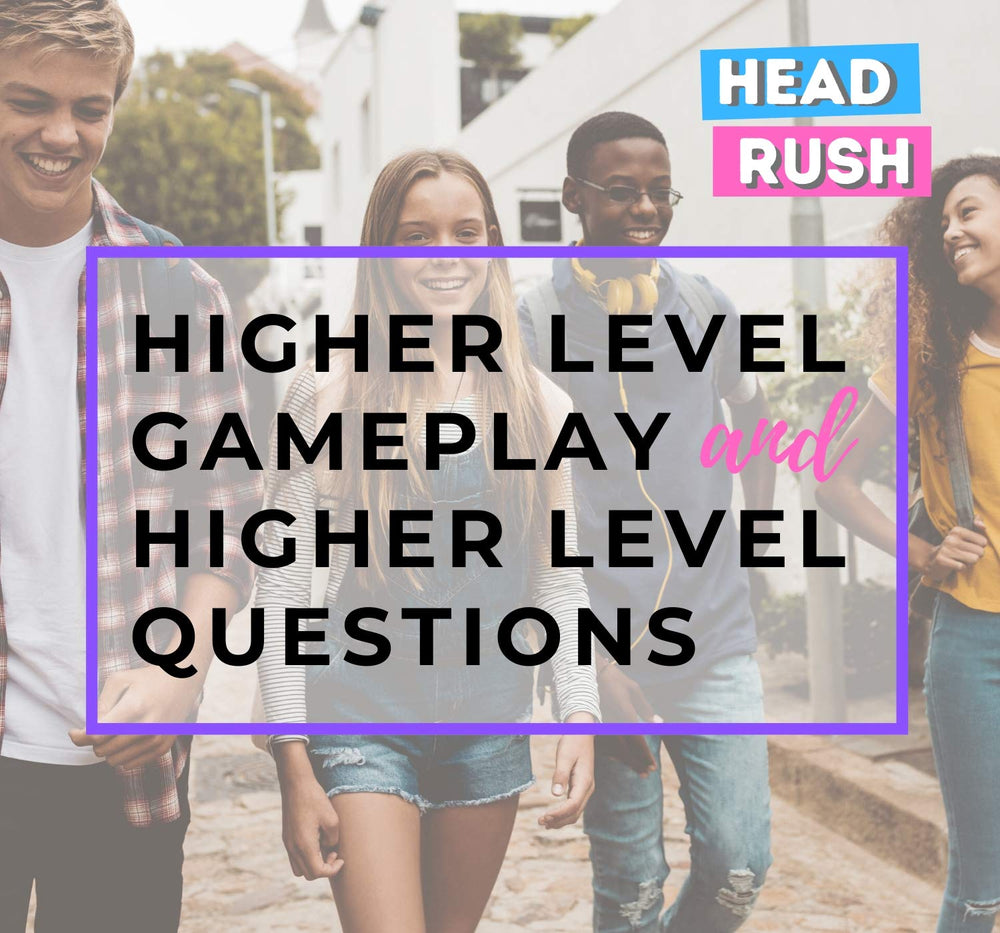 Group play session with Head Rush prompts encouraging listening and speaking