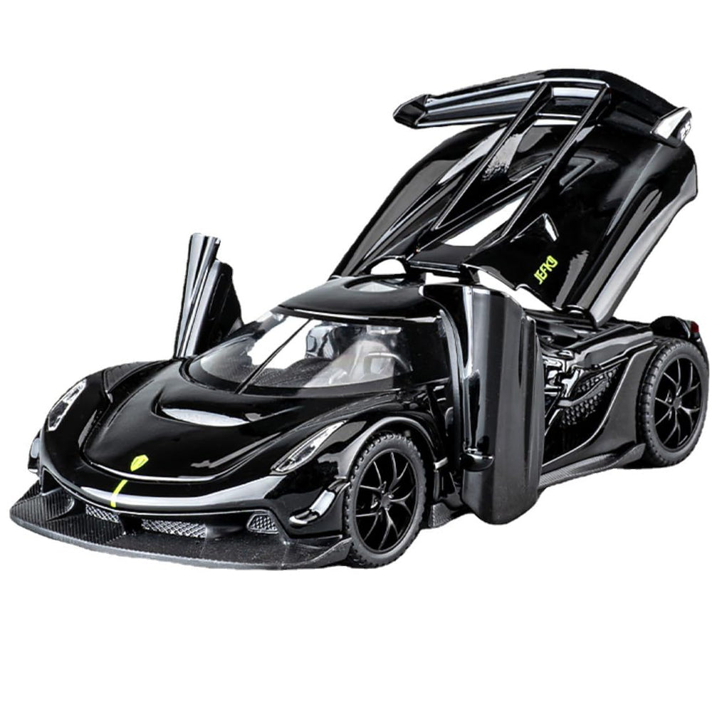 Therina Jesko toy car front view with lights and sound for interactive play