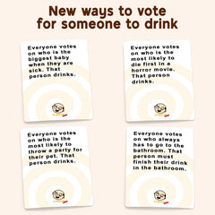 These Cards Will Get You Drunk Too expansion beverage-options allow beer, wine, or non-alcoholic choices
