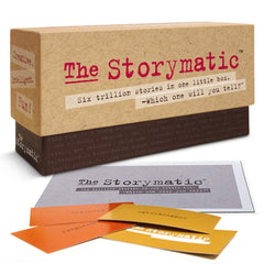 The Storymatic Classic card deck for spontaneous storytelling and warm-up writing prompts