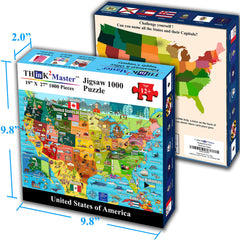 Think2Master puzzle assembly in progress showing collaborative family activity.