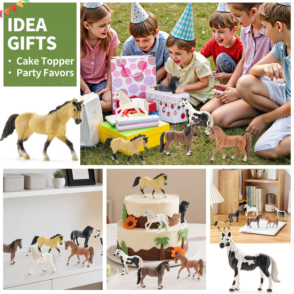 THINKBAY detailed pose horse figurine for realistic play scenarios