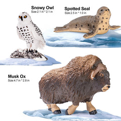 THINKBAY arctic wolf figurine sparks imaginative exploration and toy collection.