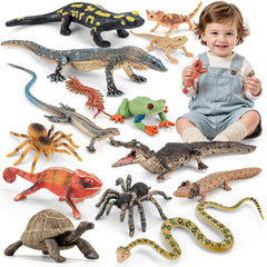 THINKBAY axolotl figure for classroom dioramas and imaginative play.