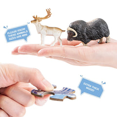 THINKBAY BPA-free PVC Arctic figures for safe, durable play