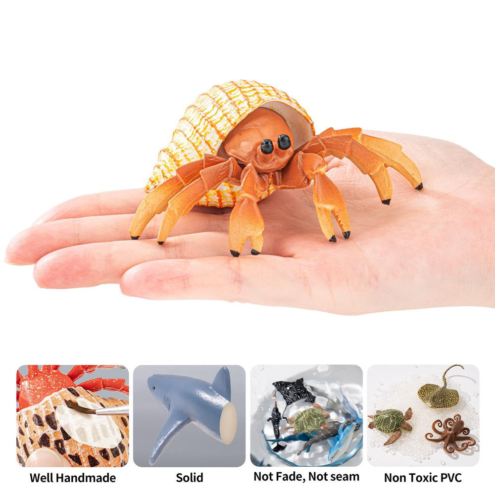 THINKBAY bright hermit crab toy with soft plastic for safe kid play.