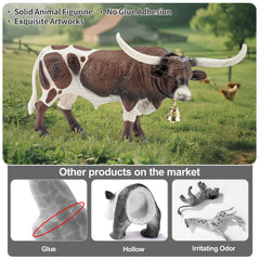 ThinkBay calf figurine for gentle play and farm scene creation