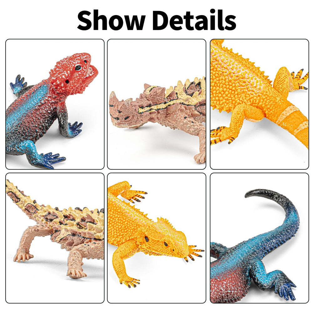ThinkBay Coast Horned Lizard figure for nature study and display