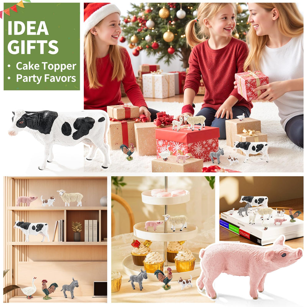 ThinkBAY alpaca figure for soft textures and creative farm-based play