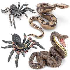 ThinkBay green anaconda figurine for pranks and decor, lifelike and safe for outdoor use.
