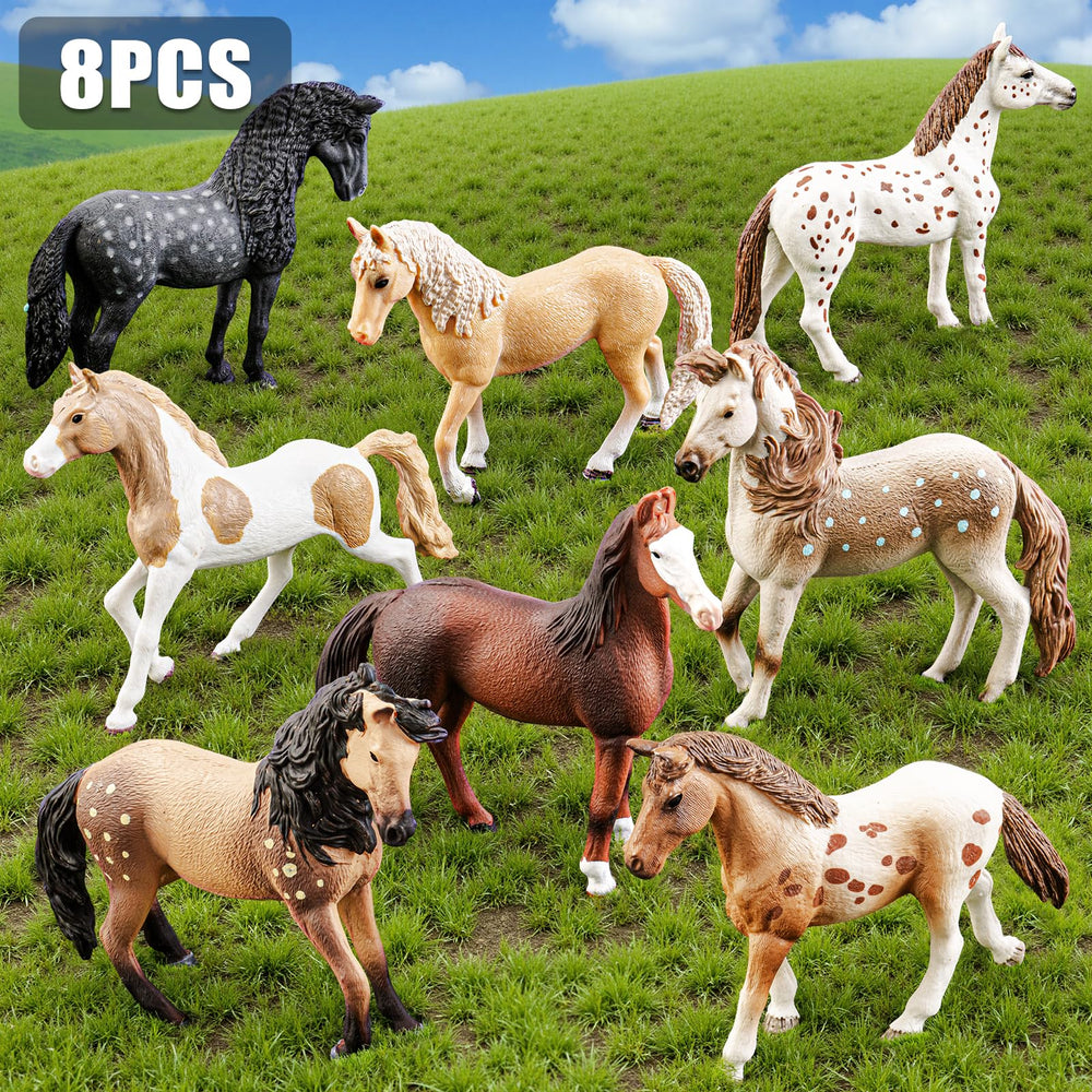 ThinkBay Ferghana horse figurine—sturdy plastic for everyday fun.