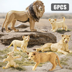 THINKBAY second lioness figurine with attentive expression for family play