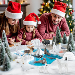 THINKBAY Reindeer figurine complements holiday crafts and storytelling.