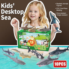 ThinkBay Mako shark figurine for prizes and educational crafts.