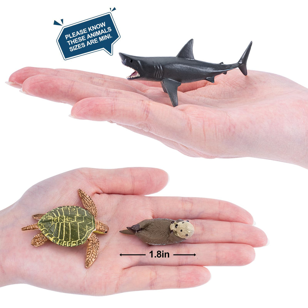 THINKBAY versatile creative-play sea animals invite storytelling and roleplay adventures.