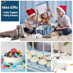 THINKBAY Walrus figurine adds character to dioramas and parties.