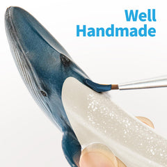 THINKBAY whale figure set display for party decorations.