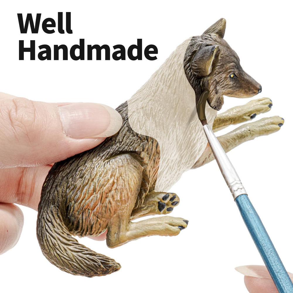 THINKBAY wolf cake topper for forest-themed celebrations