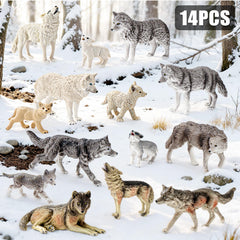 THINKBAY male wolf figure with realistic texture for lifelike storytelling