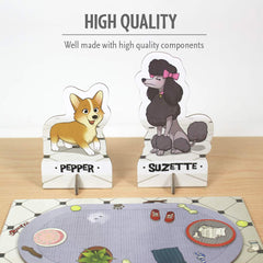 ThinkFun Dog Crimes unique detective artwork enhances immersion.