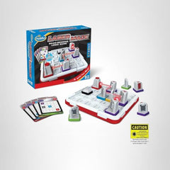ThinkFun Laser Maze in action during family play at home.