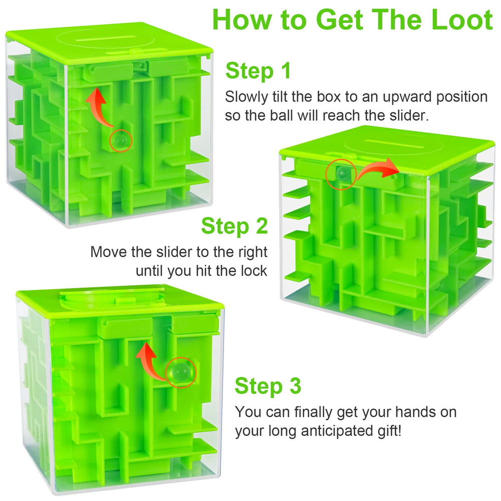 ThinkMax Money Maze pink box offers engaging problem solving.