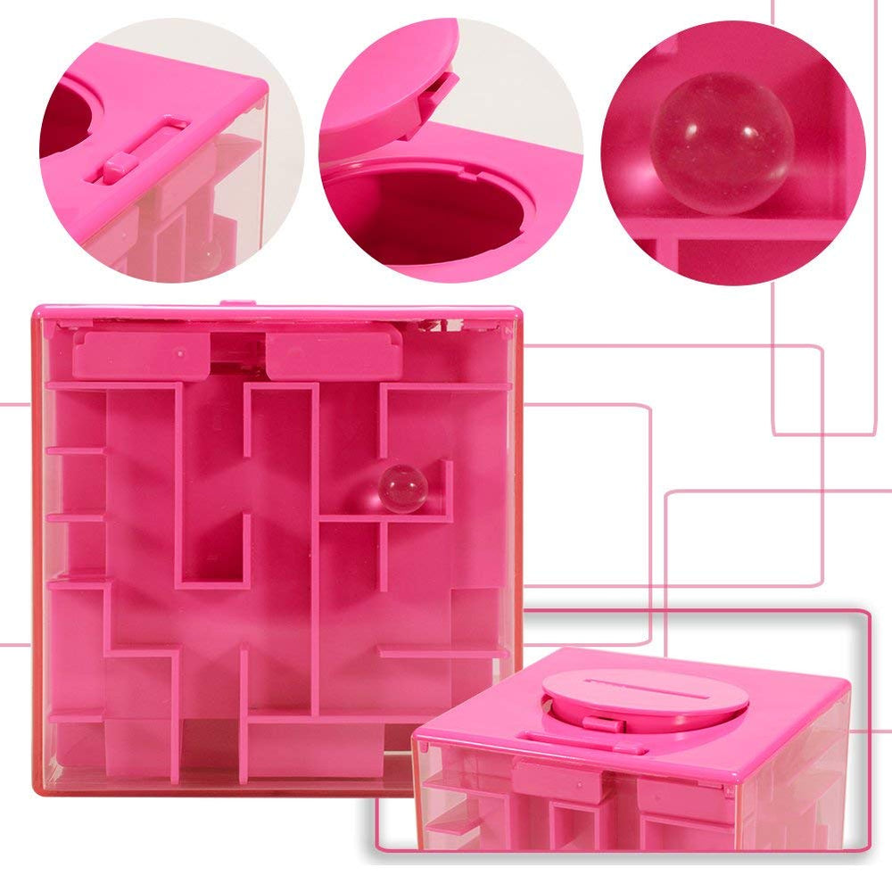 ThinkMax Money Maze slide-bar mechanism invites careful tilt to progress