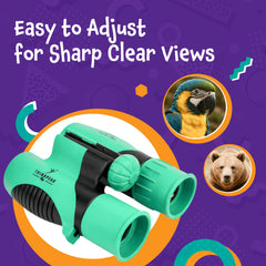 Think Peak binoculars offer 8x21 magnification for clear bird watching.