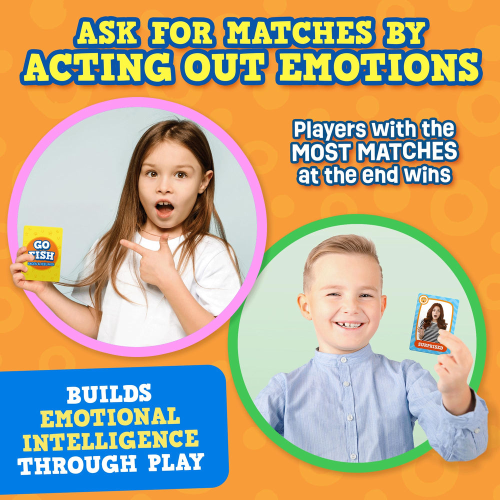 ThinkPsych Go Fish faces feelings tokens display progress and add interactive elements.