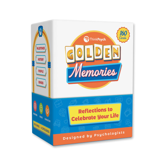 ThinkPsych Golden Memories memory cards spark warm reminiscence and engaging conversations.