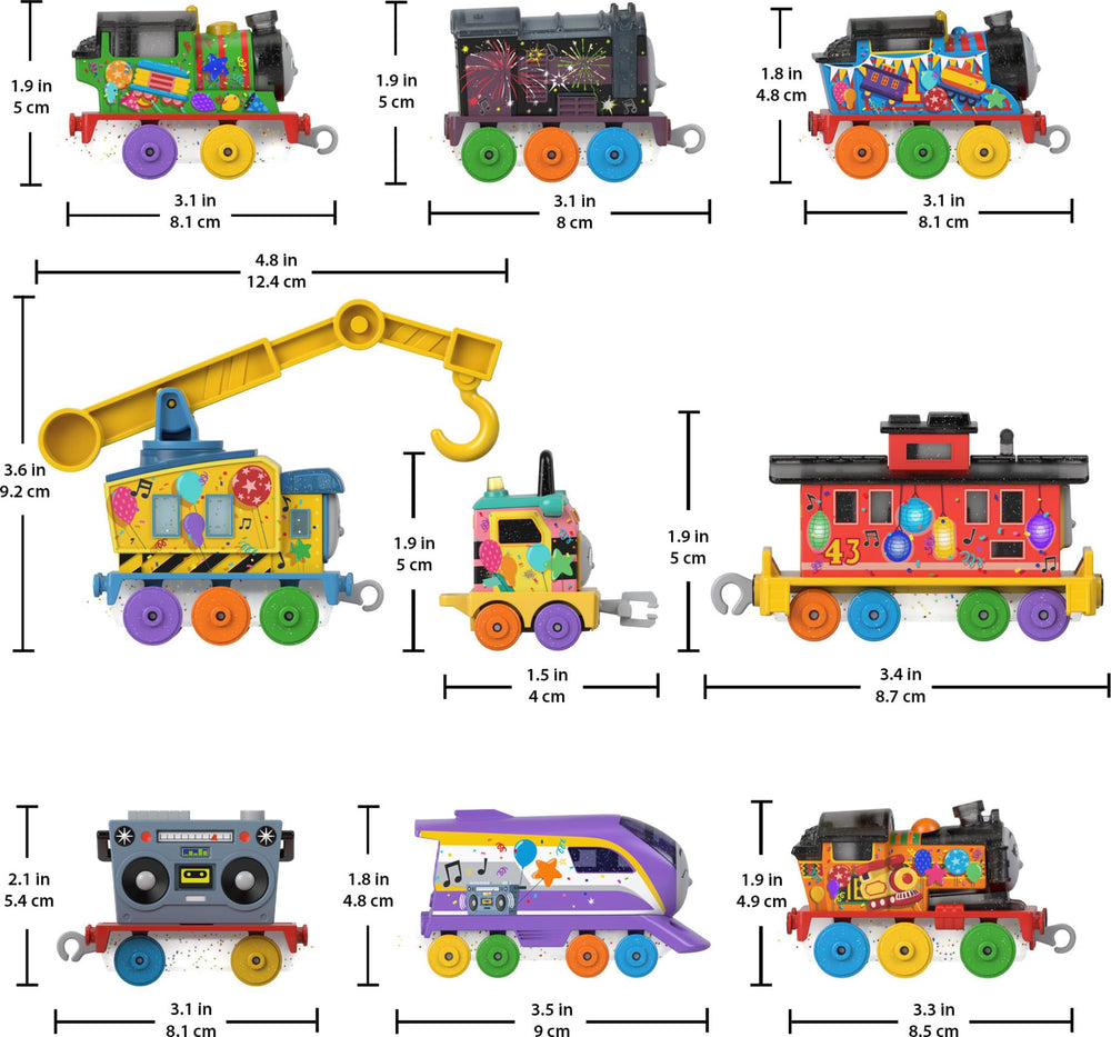 Thomas and Friends cargo car and boom box piece for imaginative freight play.